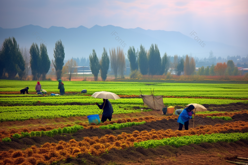 田园生态传统二十四节气种地田地,高清,摄影图,摄影图片,图片大全,摄影图免费下载